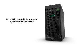 HPE ProLiant ML110 Gen10 Server Product Tour [upl. by Ahsonek]