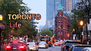 Toronto life Downtown Toronto Ontario Canada 4K [upl. by Ardnuhsal126]