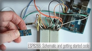 Arduino Wifi  ESP8266 Schematic and Getting Started Code [upl. by Raseda]