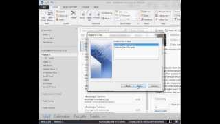 How to Export Contacts From Microsoft Outlook 2013  CSV [upl. by Dera327]