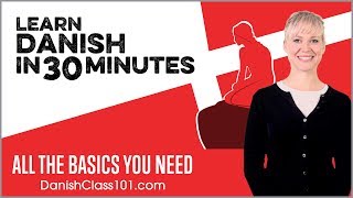 Learn Danish in 30 Minutes  ALL the Basics You Need [upl. by Schwab6]