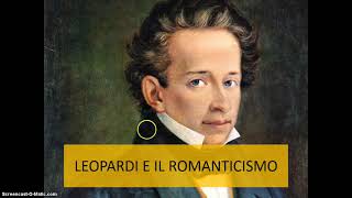 LEOPARDI E IL ROMANTICISMO [upl. by Adaurd]