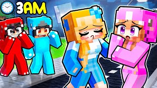 Crystal is SLEEPWALKING At 3AM In Minecraft [upl. by Abil351]