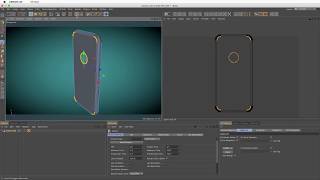 UV Unwrapping Curved parts of a 3D model in Cinema 4D [upl. by Ayikal]