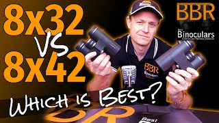 8x32 vs 8x42 Binoculars  Which is Best [upl. by Adamis]