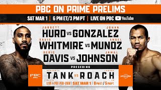 Tank vs Roach FIGHT NIGHT PRELIMS  TankRoach [upl. by Broddy]