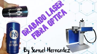 COMO HACER UN GRABADO LASER CON MAQUINA DE FIBRA Proceso de grabado de VASO [upl. by Mcnutt]