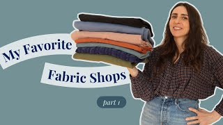 Where to Shop Online for Fabric part 1 [upl. by Llewol876]