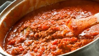 The GREATEST Spaghetti Meat Sauce EVER [upl. by Inahc]