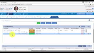 Electronic Prescription  Practice EHR [upl. by Hallette]