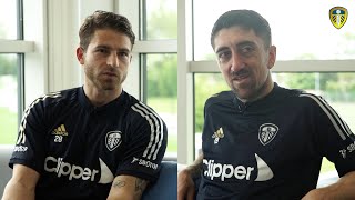 EXCLUSIVE Pablo Hernandez and Gaetano Berardi emotional final interview together at Leeds United [upl. by Drapehs]