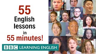 BOX SET 55 English lessons in 55 minutes Grammar amp Vocabulary Megaclass [upl. by Boyd]