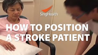 How To Position A Stroke Patient [upl. by Tsnre]