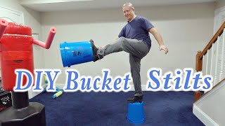 15Inch DIY Bucket Stilts Made for Around 7 [upl. by Ydnal]