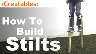 How To Build Wood Stilts  DIY Walking Stilts [upl. by Westbrook]