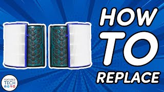 How To Replace Dyson TP04 Pure Cool Air Purifier Filter [upl. by Akirrehs]