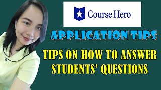 Tips on How to Answer Questions in Course Hero Course Hero Tips 2021 [upl. by Onahpets987]