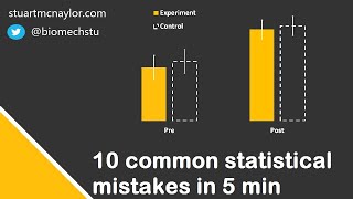 Ten Statistical Mistakes in 5 Min [upl. by Aiuoqes]