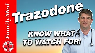 TRAZODONE FOR INSOMNIA  Learn the Side Effects and What to Expect [upl. by Stieglitz]