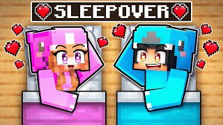 Omz amp Lily SLEEPOVER in Minecraft [upl. by Helmer]