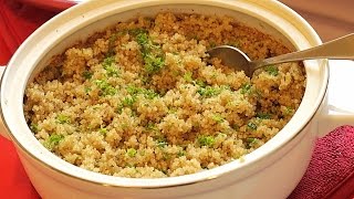 GARLIC QUINOA instead of garlic rice [upl. by Anoirb]