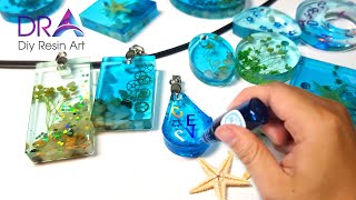 Beginners  Easy making Epoxy Resin jewelry  RESIN ART [upl. by Suertemed]