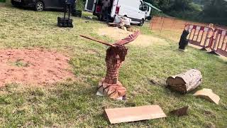 A fabulous range of wooden sculpture at Caerleon festival 2024 [upl. by Camala]