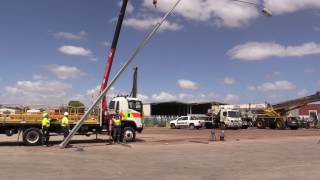 MRWA Standard Light Pole installation [upl. by Gamal]