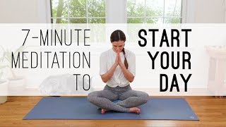 7Minute Meditation to Start Your Day [upl. by Atiuqehs]