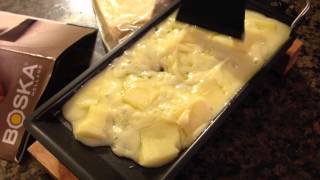 Melting Raclette for a Grilled Cheese Sandwich [upl. by Dnalor]