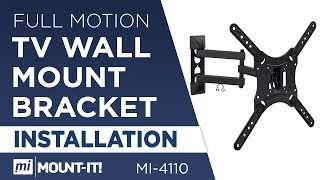 Full Motion TV Wall Mount  Assembly MI4110 [upl. by Sabba]