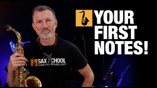 Saxophone Lesson  Beginner Saxophone  First Notes [upl. by Neeuq]