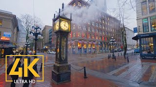 4K Virtual Walking Tour through Downtown Vancouver Canada  City Walks [upl. by Westbrooke]