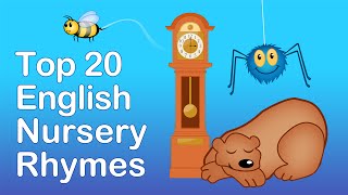 TOP 20 ENGLISH NURSERY RHYMES  Compilation  Nursery Rhymes TV  English Songs For Kids [upl. by Rosdniw]