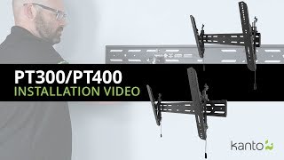 PT300 amp PT400 TV Mount Installation Guide  Kanto Mounts [upl. by Asamot]