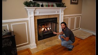 diy fireplace mantel [upl. by Tullus]