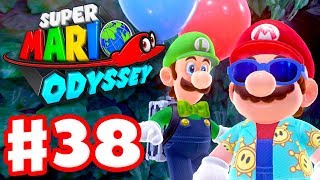 Super Mario Odyssey  Gameplay Walkthrough Part 38  Luigis Balloon World DLC Nintendo Switch [upl. by Olivero]