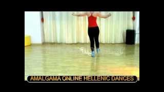 ZORBA THE GREEK SYRTAKI DANCE LESSON Part 1teacher Maria Athanassiadou Greece [upl. by Emlen]