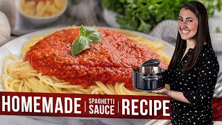 Homemade Spaghetti Sauce Recipe [upl. by Adniralc]