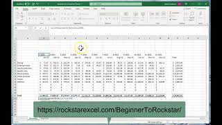 Create an Expense Tracker in Excel in 14 Minutes [upl. by Ydaf]