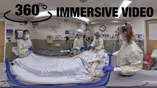 360° Video Resuscitation of a COVID19 Patient w Respiratory Failure Best Practices Demonstration [upl. by Rizas710]