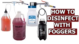 Disinfectant Foggers How To Disinfect Using Foggers [upl. by Portingale]