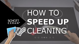 SCHOTT CERAN® How to clean your cooktop easy [upl. by Ahselak]