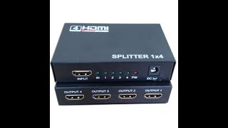 Çoklu Ekran Nasıl Yapılır HDMI Switch  Splitter 45 TL [upl. by Stew]