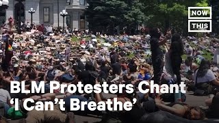 Denver Protesters Chant I Cant Breathe  NowThis [upl. by Charleen868]