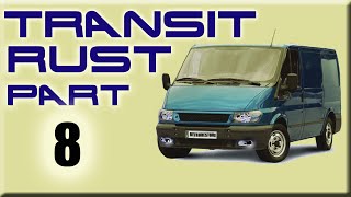 Ford Transit Mk6 Fitting The Inner Wing Repair Panels Part 8 [upl. by Anai]