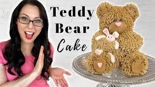 Teddy Bear Cake Tutorial [upl. by Molloy]