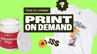 Printify  Dropshipping Print On Demand Platform Explained [upl. by Nonnahsed]