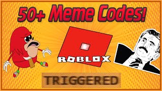 50 Roblox Meme CodesIDs 2020 [upl. by Eirallam]