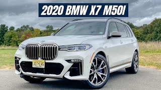 2020 BMW X7 M50i Review  A FAST Large Luxury SUV [upl. by Suez]